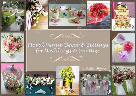 Solemnisation Wedding floral venue decor